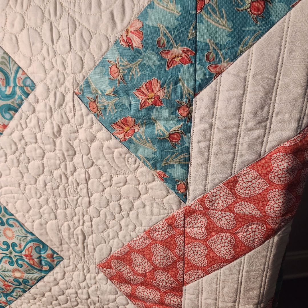 Ribbon Around the Pole Quilt