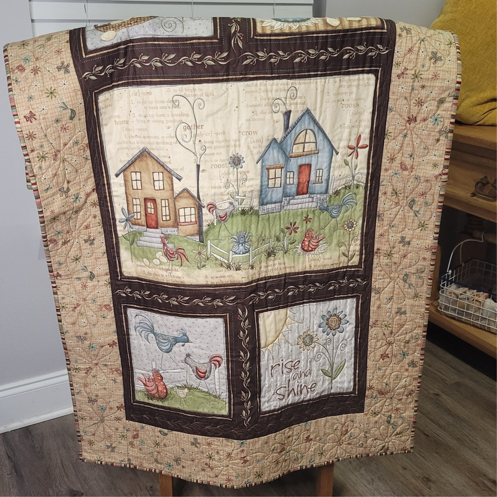 Barnyard Friends Quilted Wall Hanging