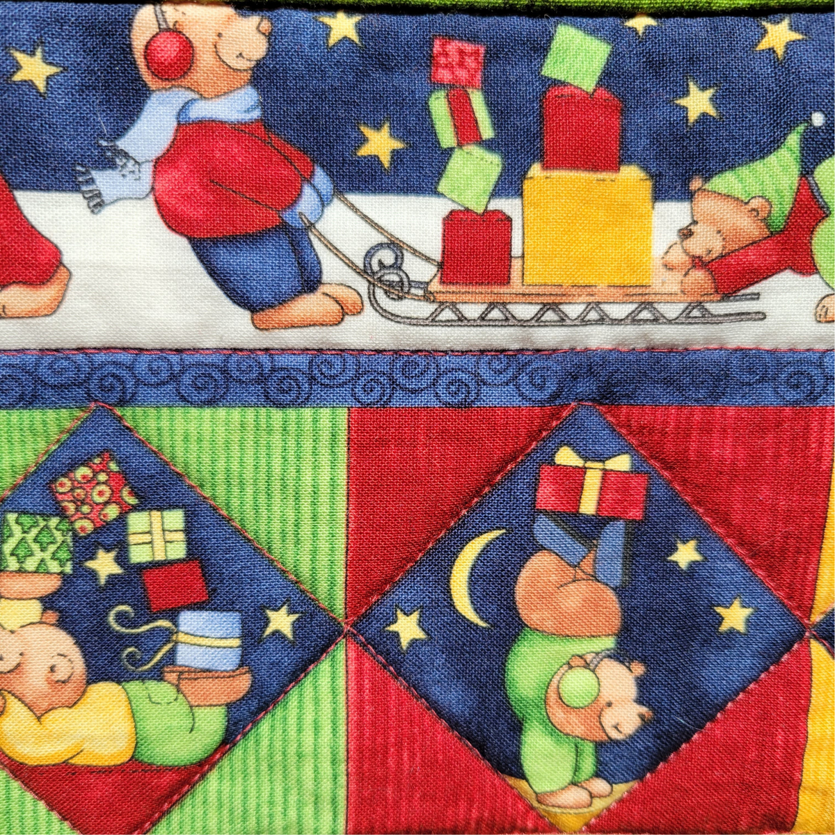 Christmas Presents Wall Hanging or Baby Quilt