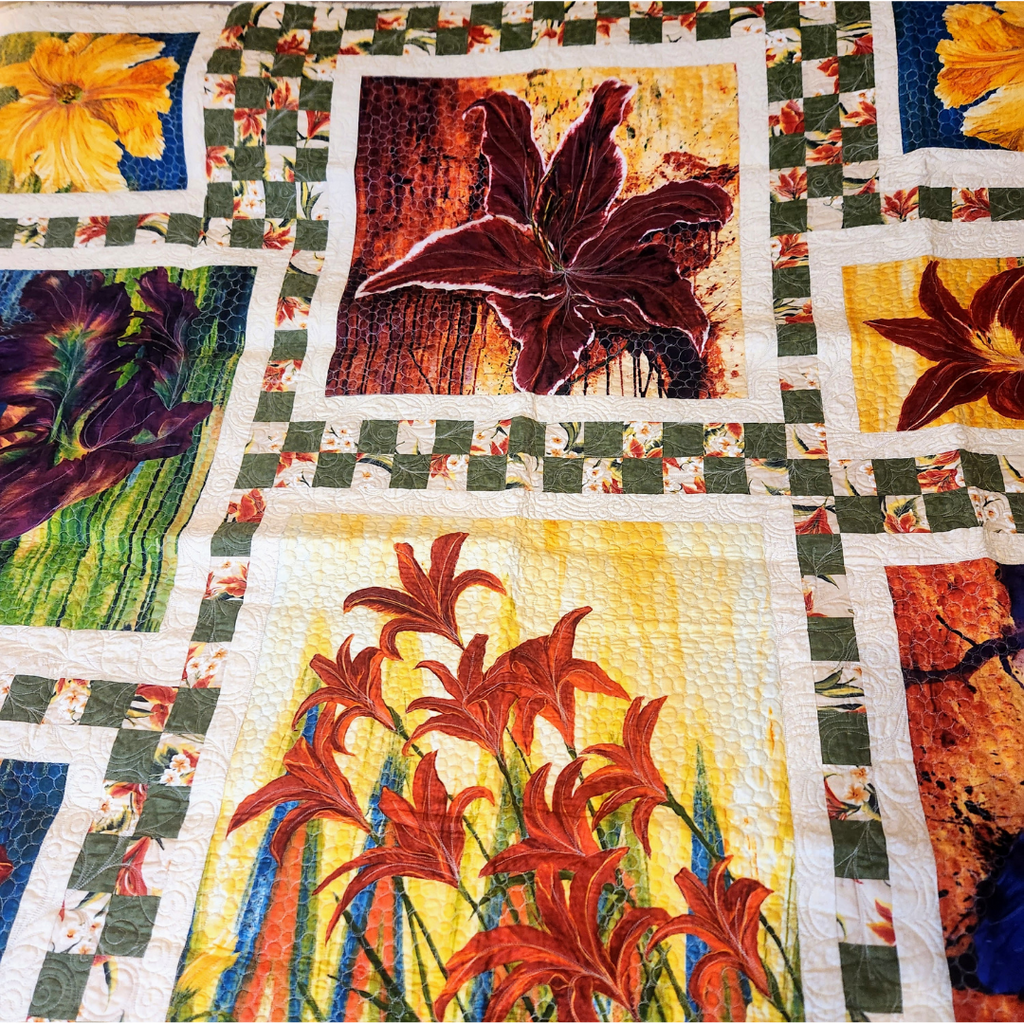 Mom's Irises Quilt