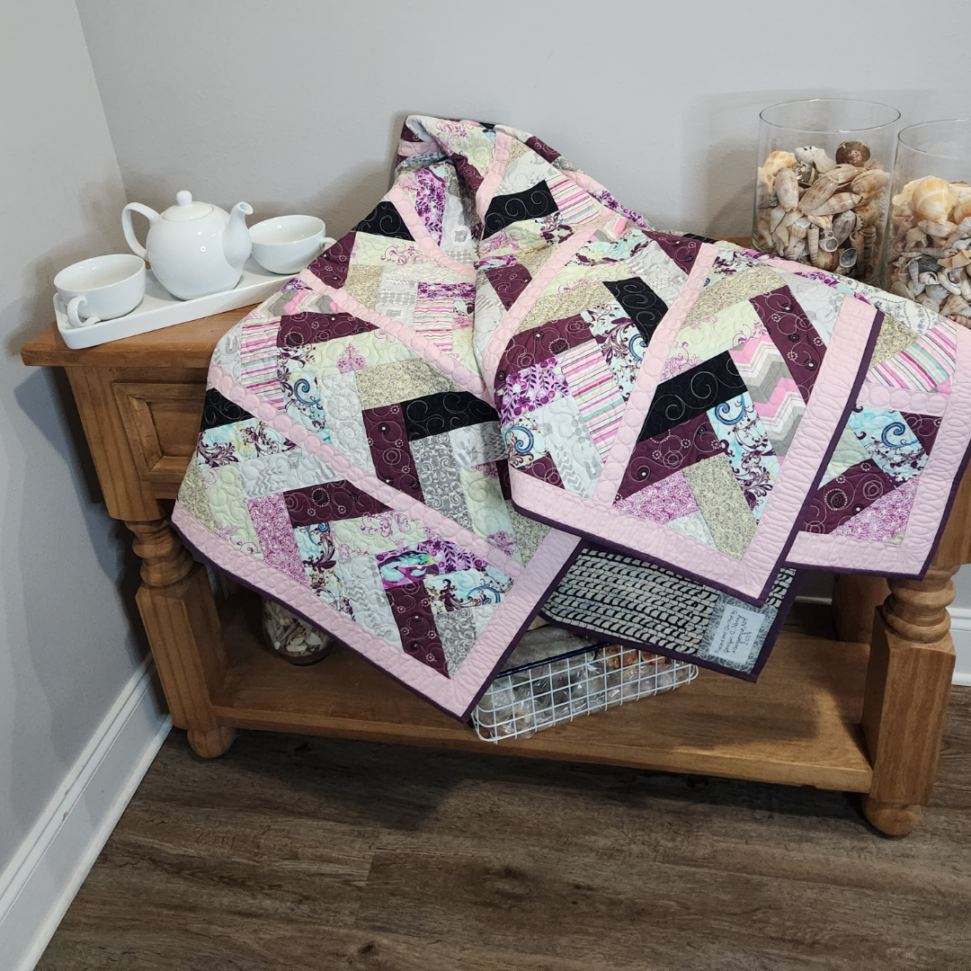 Pink Ribbons Quilt