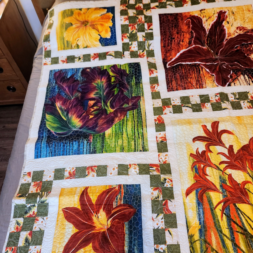 Mom's Irises Quilt
