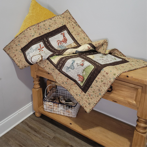 Barnyard Friends Quilted Wall Hanging