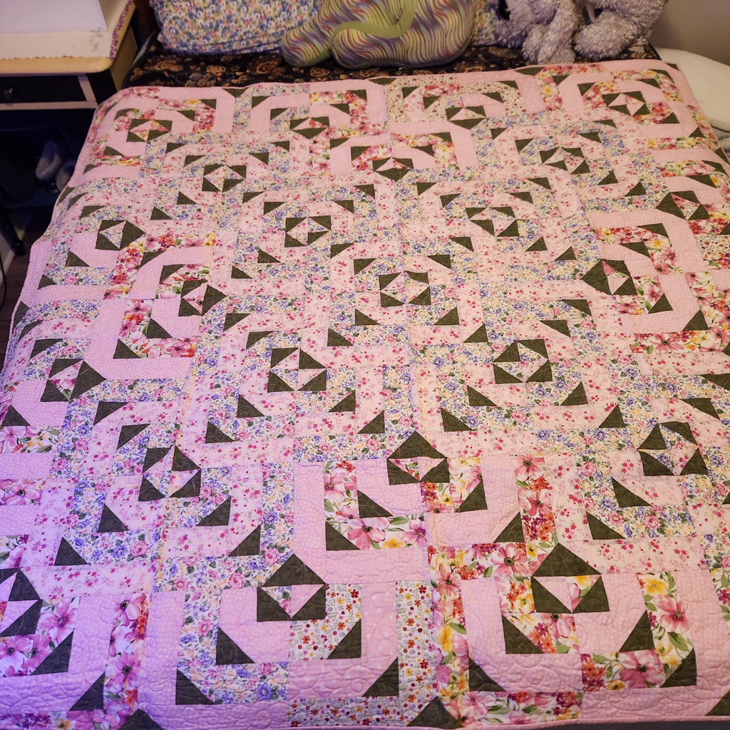Grandma's Flower Garden Quilt