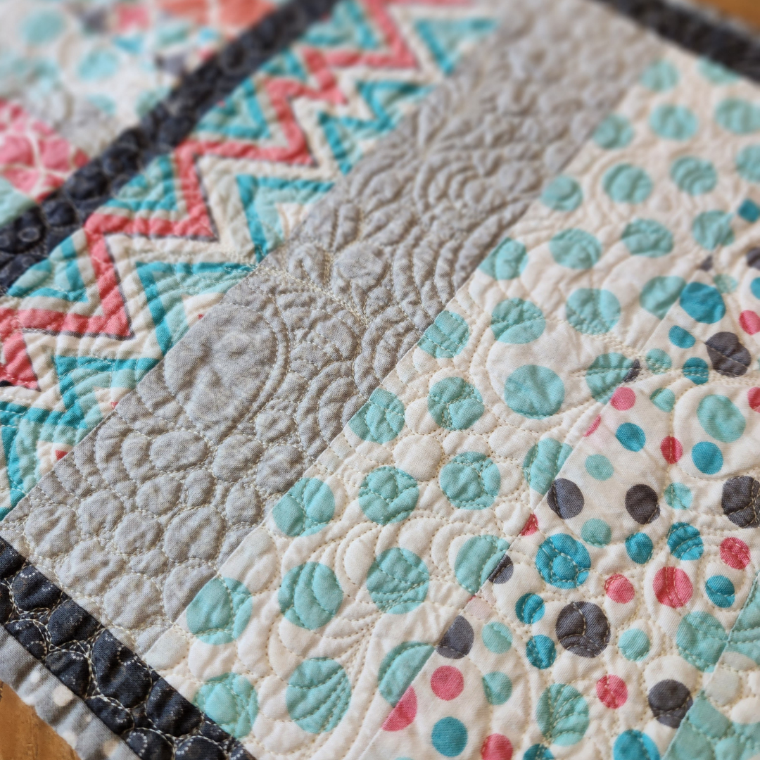 Soft Focus Mosaic Table Runner