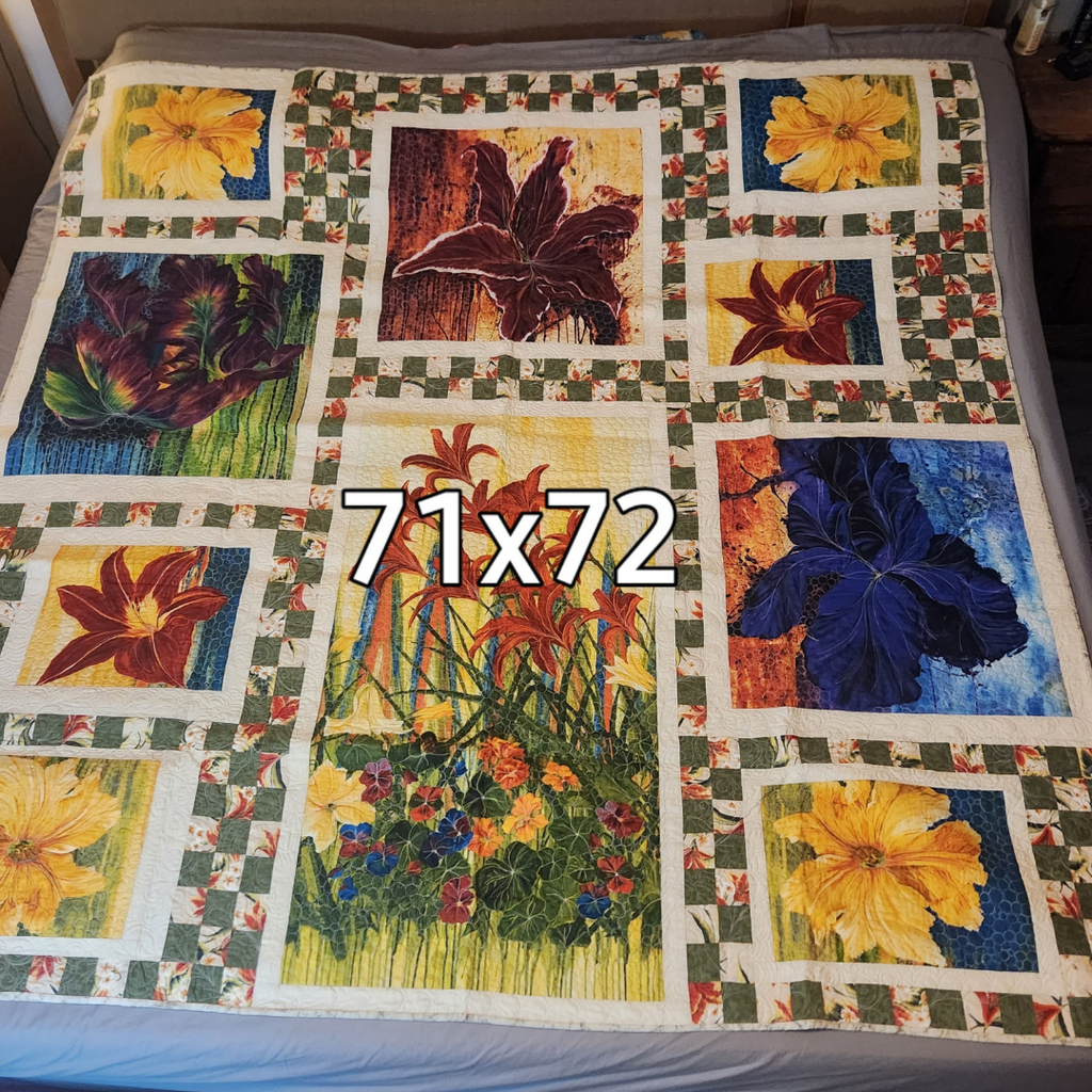 Mom's Irises Quilt