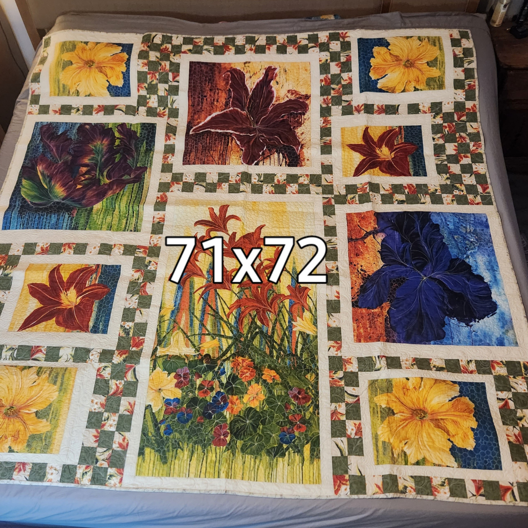 Mom's Irises Quilt