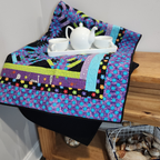 Colorful Pineapple Block Quilt