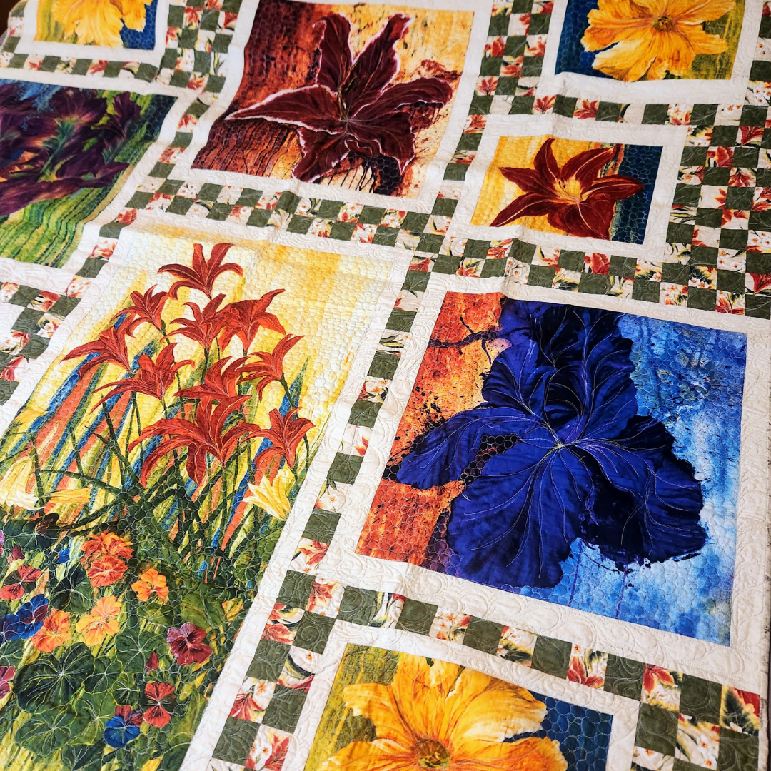 Mom's Irises Quilt
