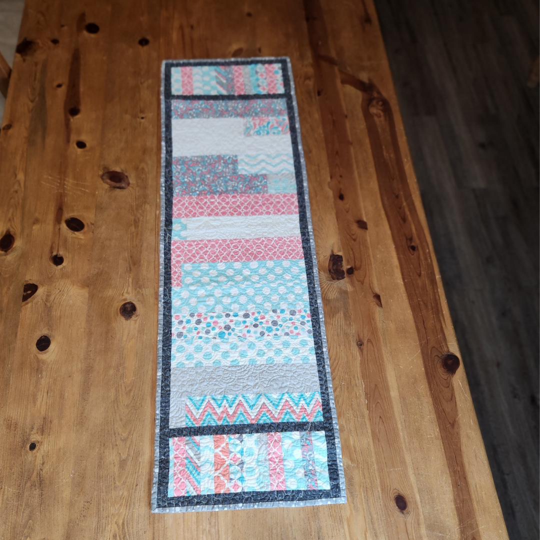 Soft Focus Mosaic Table Runner